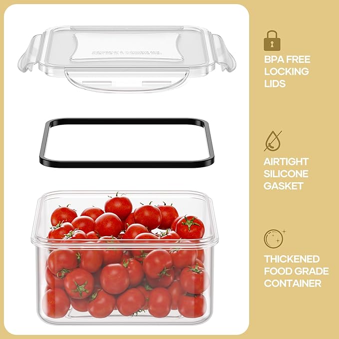 50-Piece Food Storage Containers