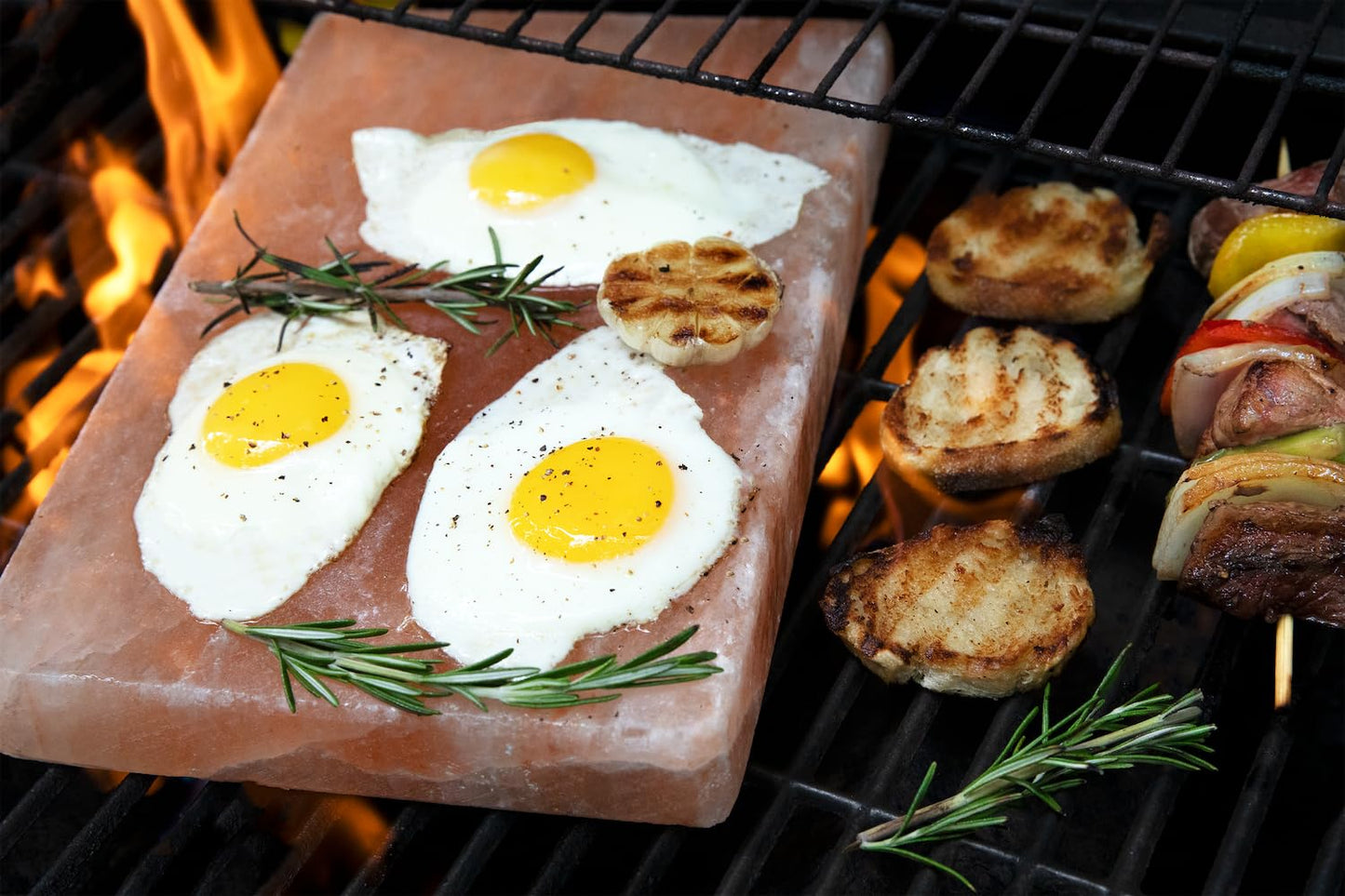 Spantik Himalayan Salt Block Cooking Plate 12 x 8 x 1.5 Inch for Cooking Grilling Cutting and Serving Food Grade Rock Salt Stone Unique Gifts for Smoker Griller Men Women Fathers & Cooks