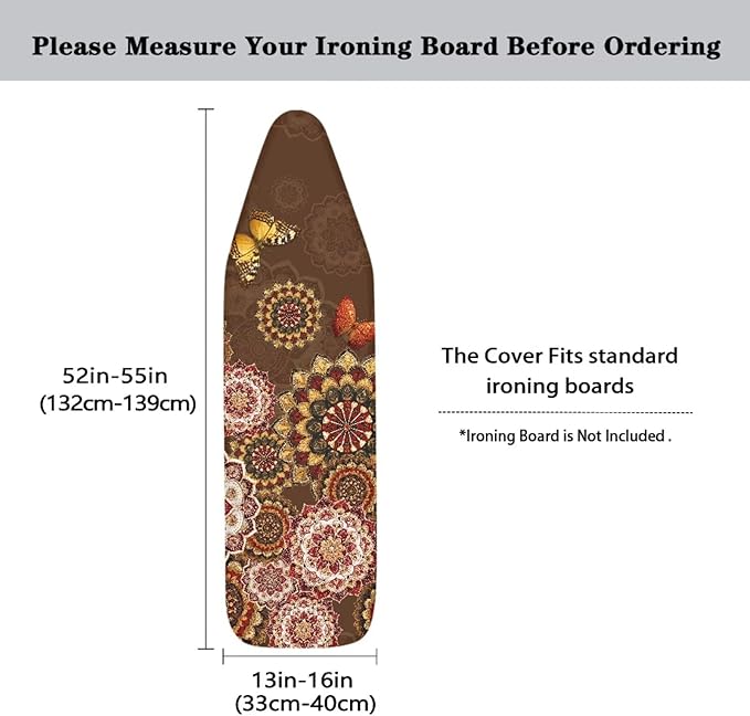 Boho Mandala Flower Print Ironing Protector