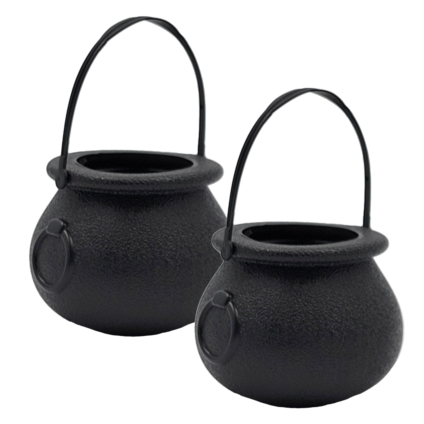 Black Candy Cauldron Kettles, Party Decoration Supplies, St. Patrick's 3" Inches (12-Pack) Witch Cauldron, Candy Bucket, Cauldron Pot