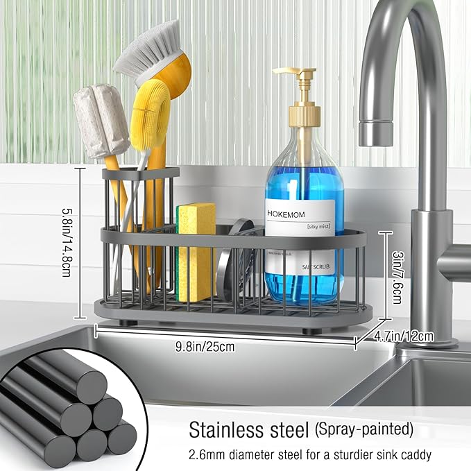 Kitchen Sink Caddy Organizer, Sponge Holder