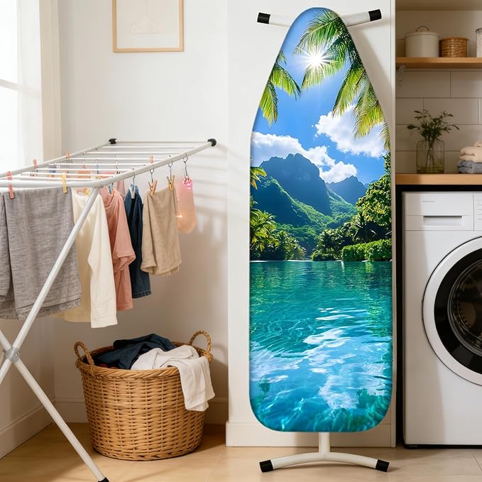 Nuxovilar Ironing Board Cover Needle Cotton 15x54 Inches | Ironing Board Cover