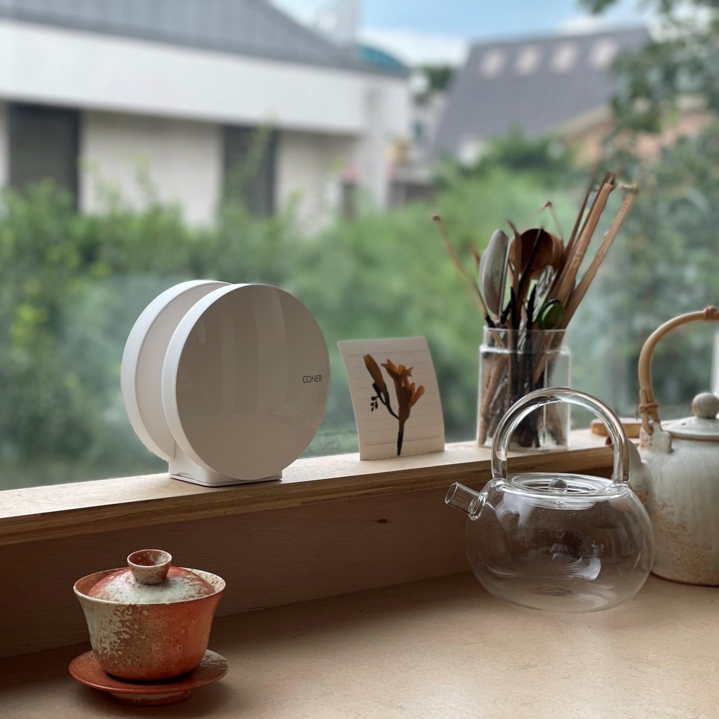 Coner Smart Scent Diffuser - Wide Coverage - Cordless - Mesh Nebulizing Tech - Fine Perfumery (Divice Only)