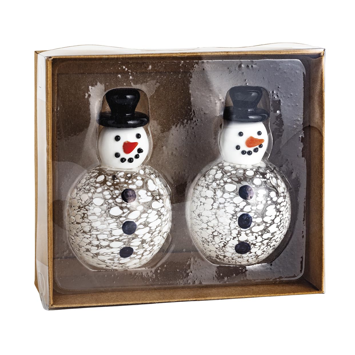 Mud Pie Christmas Snowman Shaker Set