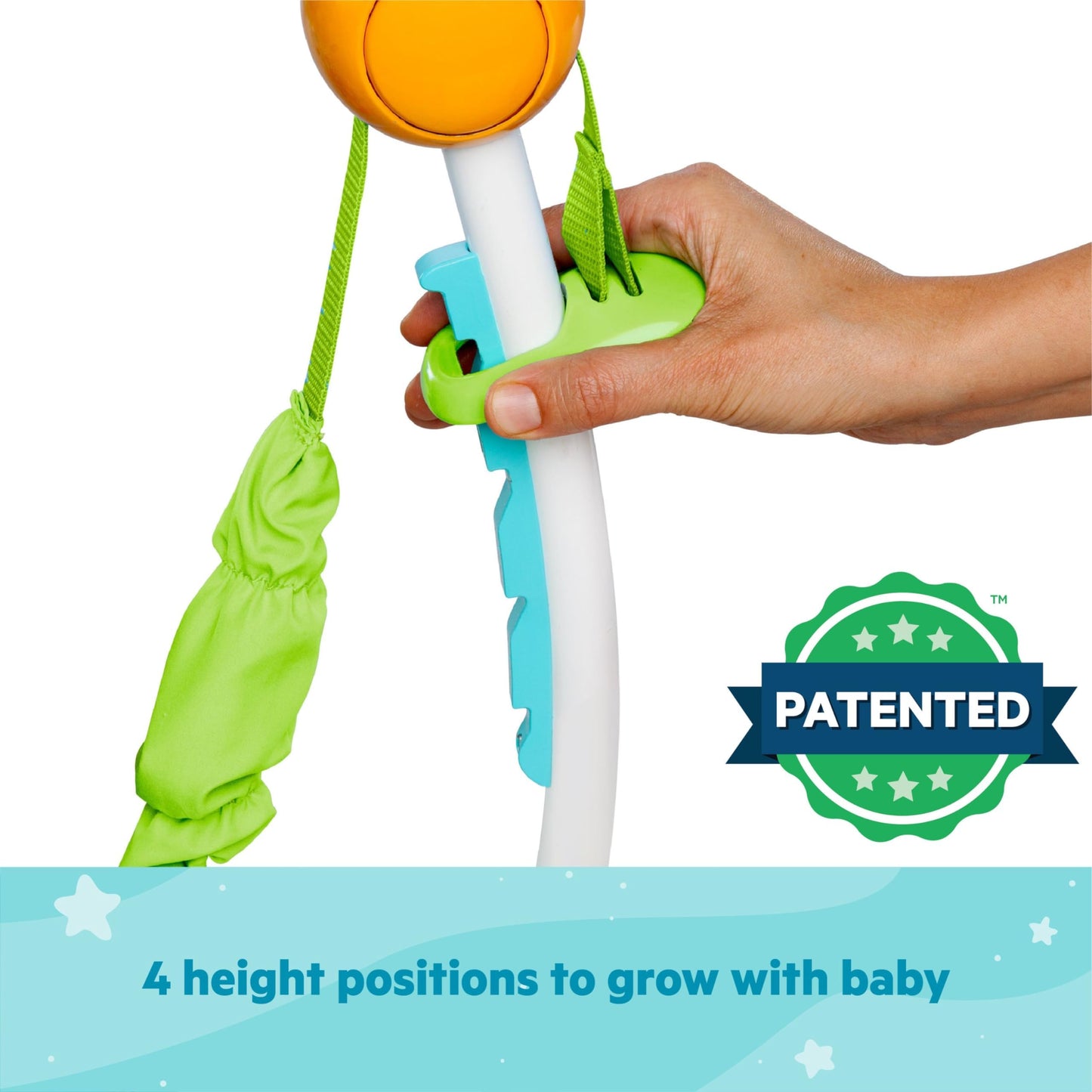 Bright Starts, Disney Baby, Finding Nemo Sea of Activities Jumper, Activity Centre with 13 Activities, Lights, Music and Ocean Sounds, Adjustable Height, 360° Rotation, Ages 6 Months +