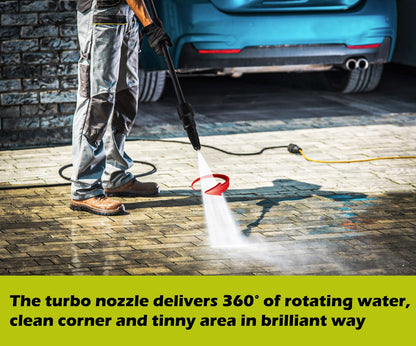 Stream Pressure Washers Jet Washer for Patio, 135Bar 1650W 420L/H Portable Power Washers with Brush, Electric High Power Washer Car Washing Machine, Garden Cleaning Machine for Driveway
