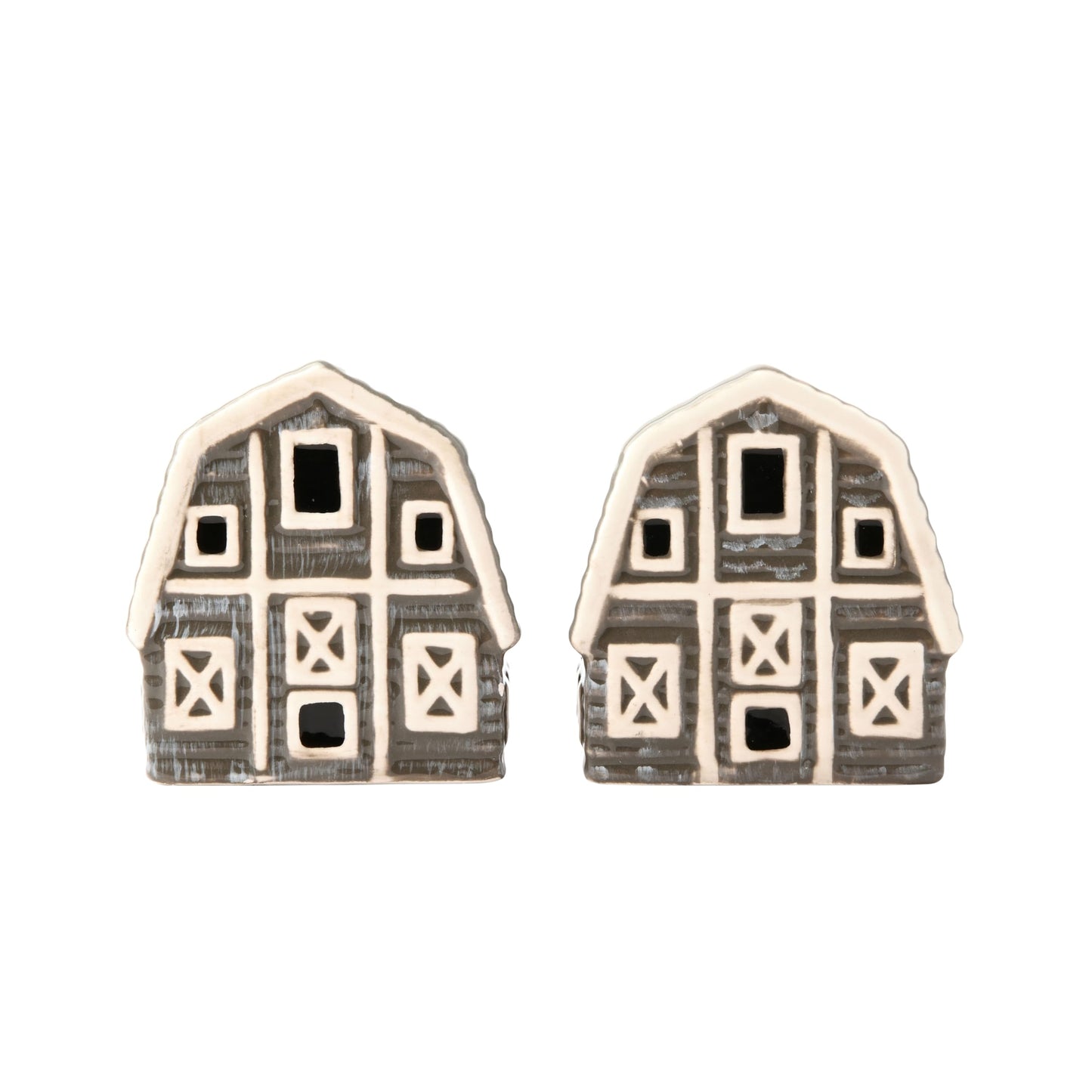 Salt Pepper Shakers Animals (Grey Barn)