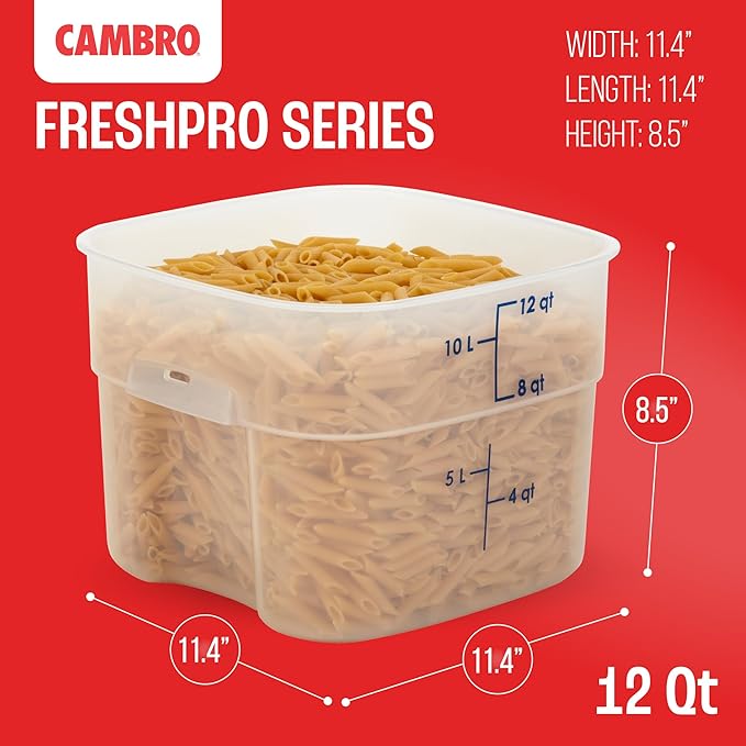 Cambro FreshPro 12 Quart Food Storage Container