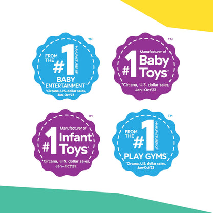 Baby Einstein Tummy Time Water Play Mat, Activity Center and Sensory Toy for Babies - Opus’S Ocean of Discovery, Newborn and Up, Black (1er Pack)
