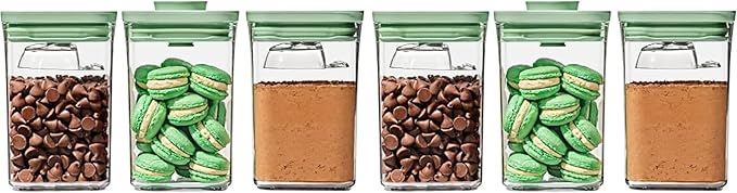 OXO Good Grips Airtight POP Container | Pistachio | Push Button Seal |