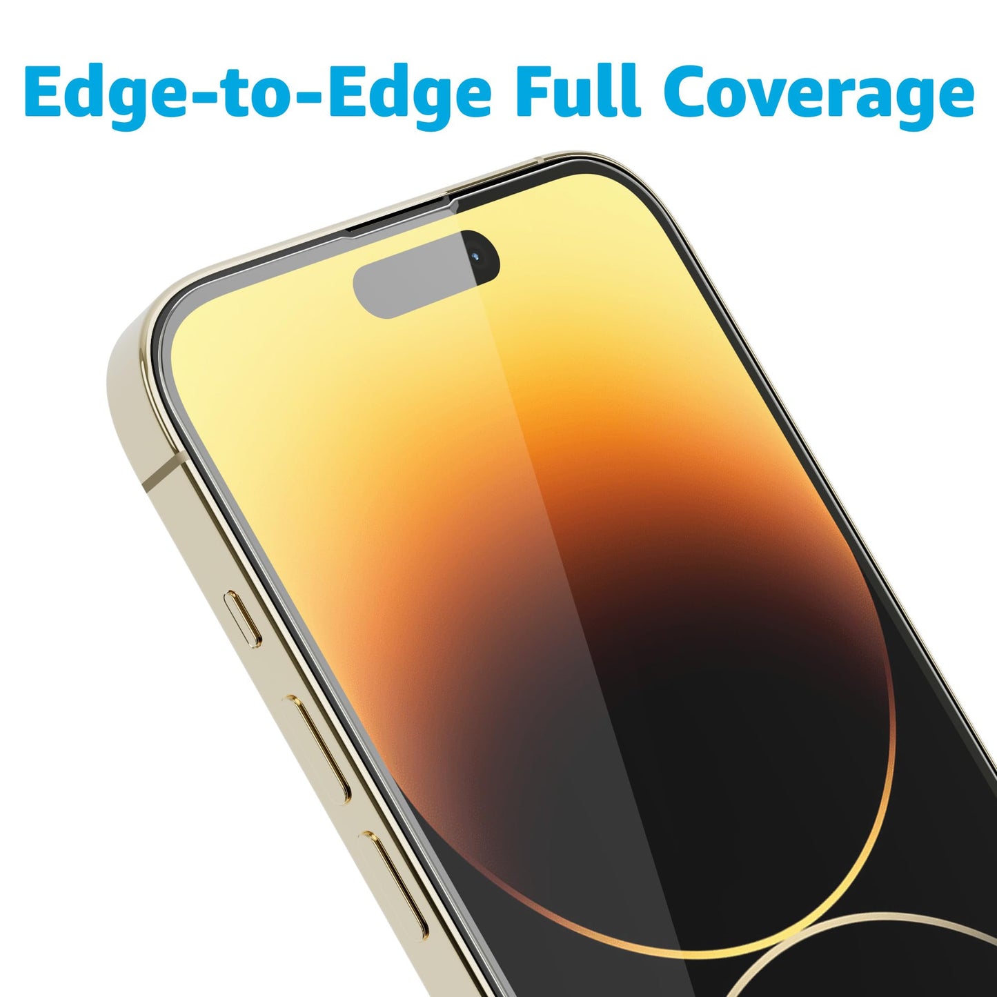 Casely iPhone 16, iPhone 15 Premium Tempered Glass Screen Protector