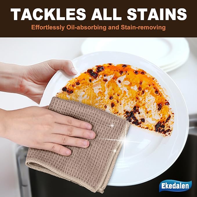 Microfiber Cleaning Cloth Waffle Weave
