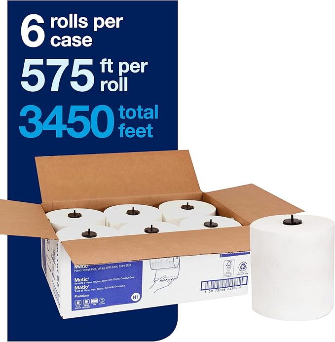 Tork Matic Soft Hand Towel Roll & Mini Jumbo Bath Tissue Roll