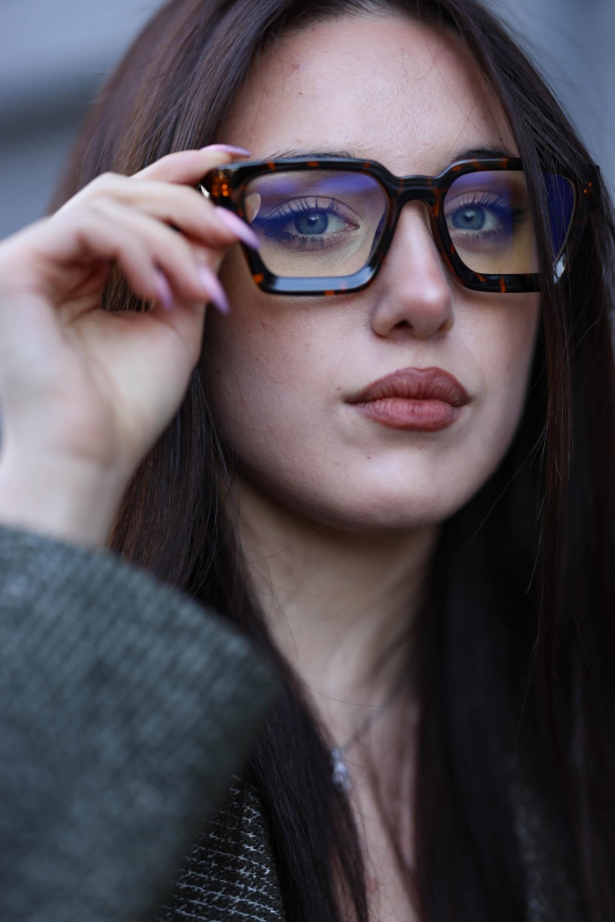 VISOONE Blue Light Blocking Glasses with TR90 Rectangle Frame and Chic Preppy Look for Women Men RIVER