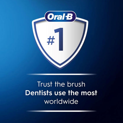 Oral-B Pro 1000 CrossAction Electric Toothbrush, Black with 4 Replacement Brush Heads