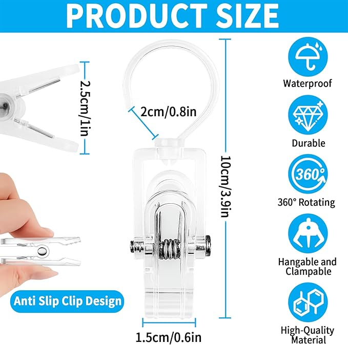 VinBee 20 PCS Laundry Hooks