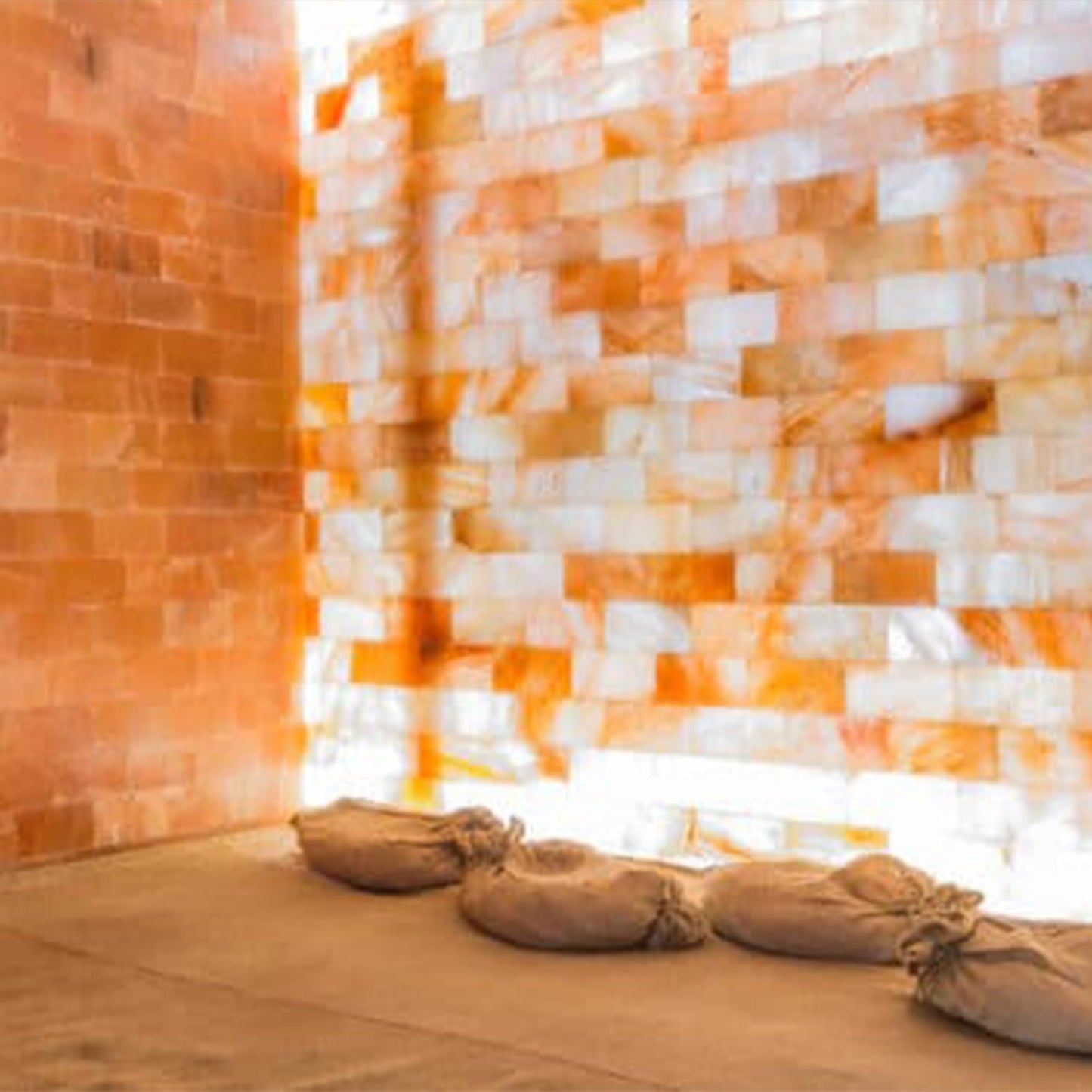 Himalayan Pink Salt Bricks 8x4x1 Inch – Pack of 6 Natural Salt Tiles for Salt Walls, Sauna Rooms, Spa Decor & Wellness Projects
