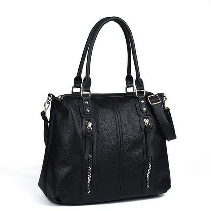 Gladdon Hobo Bags for Women Large Capacity Top Handle Bags with Multi Pocket Tote Shoulder Handbags Faux Leather Crossbody Bag for Work School Travel