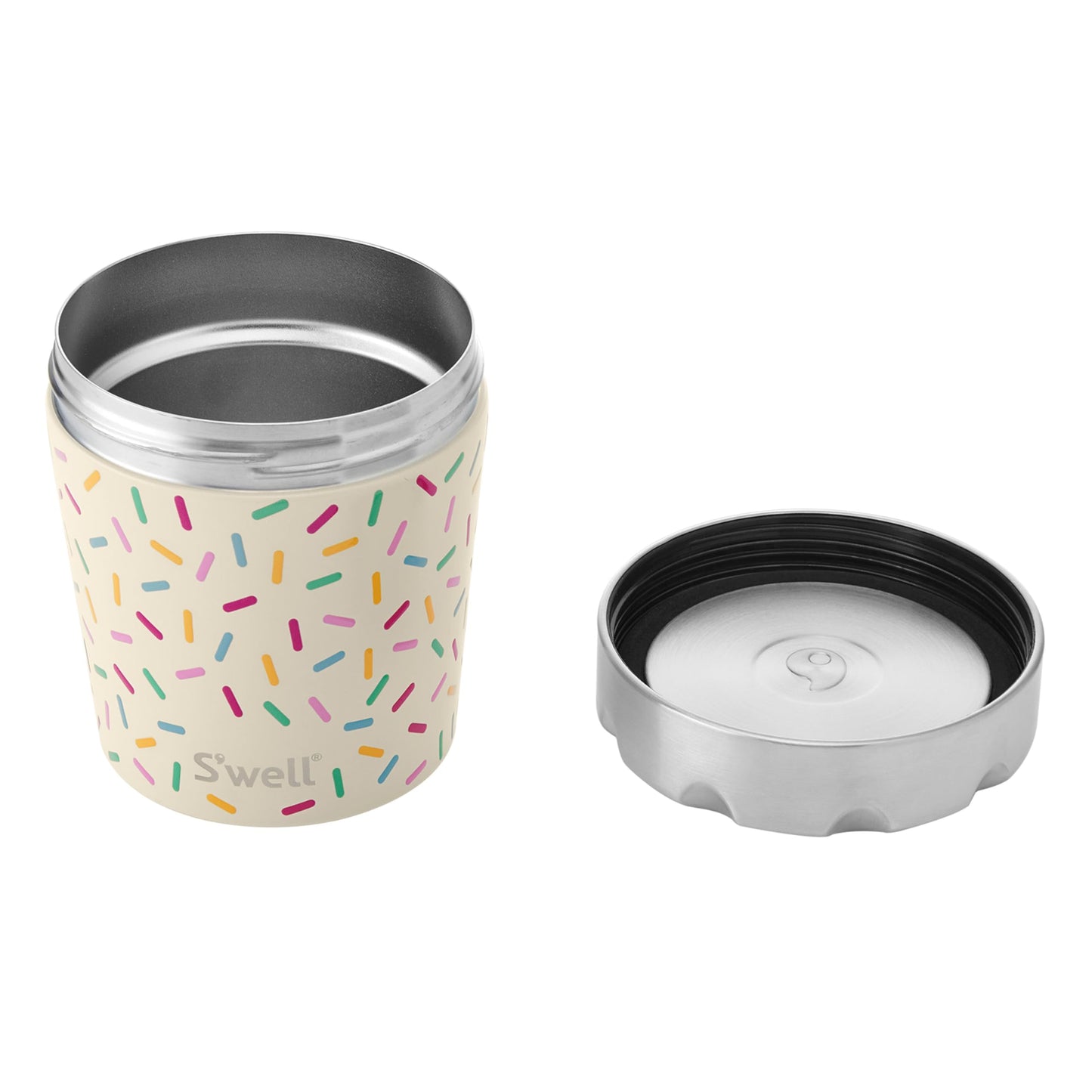 S'well Stainless Steel Ice Cream Chiller, 16oz, Sweet Sprinkle, Triple Layered Vacuum Insulated Container Keeps Ice Cream Frozen For Up To Four Hours, BPA Free