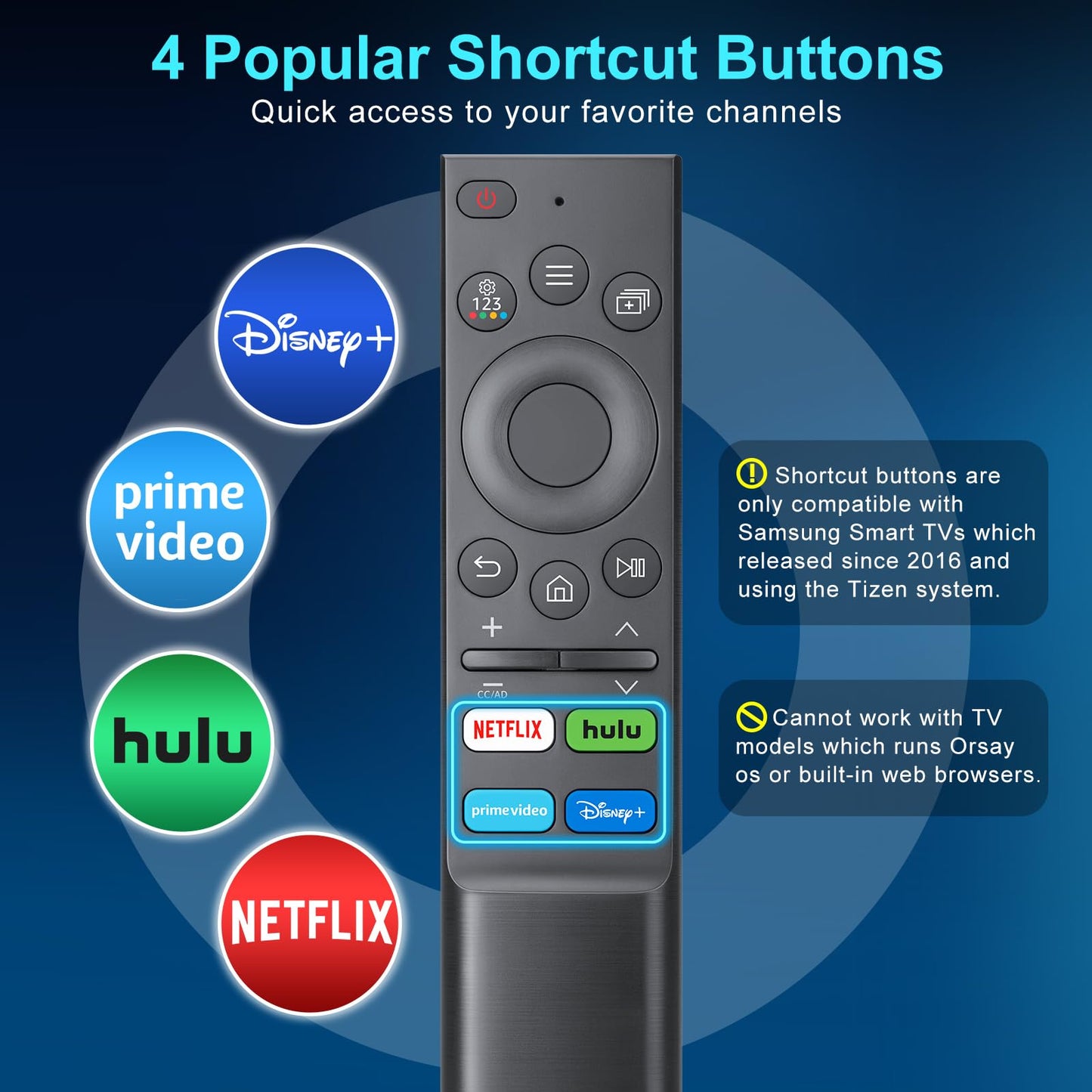 Voice Remote Only for TCL-Google-TV-Remote-Control Replacement,RC813 Remote Compatible with TCL 4k QLED/UHD/QD-Mini LED Series Smart TVs(Not for Fi & Roku TVs)