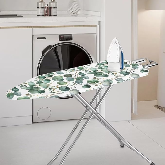 ZDCUSTOM Green Leaf Ironing Board Cover