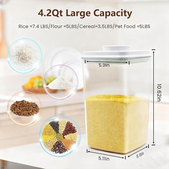 Pop Airtight Food Storage Containers Set