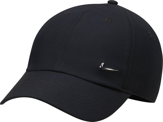 NIKE FB5372-010 U NK DF Club Cap U CB MTSWSH L Hat Unisex Adult Black/Metallic Silver Size M/L