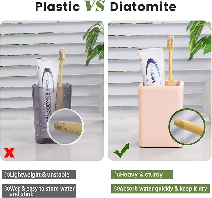Luxspire Toothbrush Holders, Fast Drying Toothbrush Holders