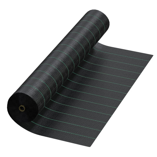 mychoiii 13ft x 115ft Driveway Fabric 5oz Heavy Duty, 800lbs Tensile Strength Woven Geotextile Fabric, 1495 Sq Ft Commercial Grade Stabilization Underlayment for Road, Parking Lot, Construction