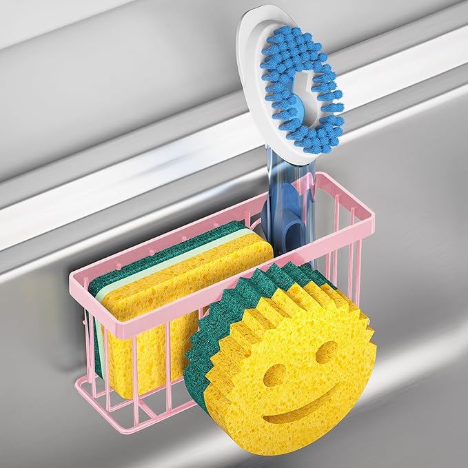 Sponge Holder Smiley Face, Sink Caddy, Sink Organizer