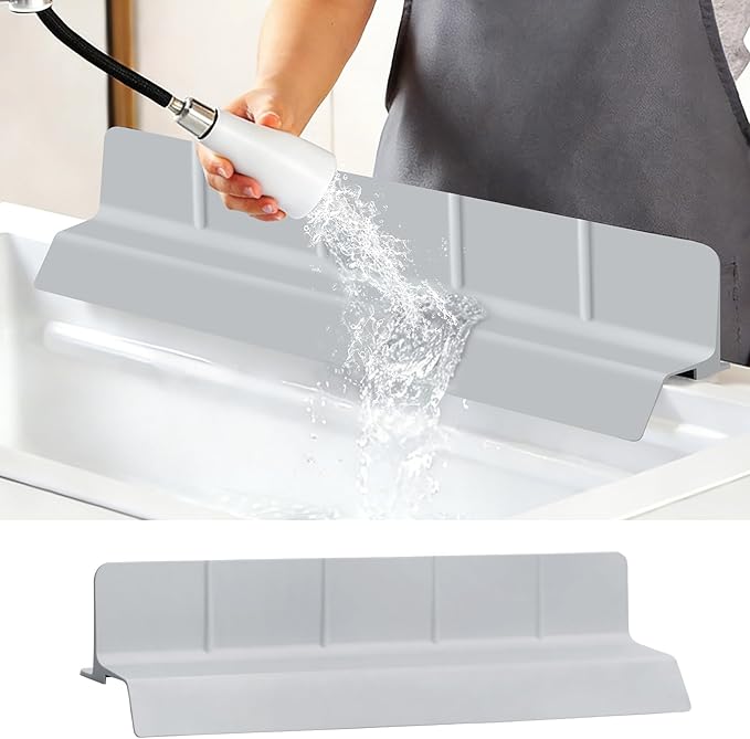 23Inch Sink Splash Guard – Extended Length & Tall Silicone Kitchen Sink Splash