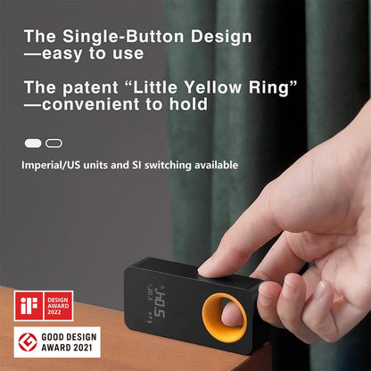 HOTO Laser Measuring Tool, Pocket-Size 98Ft Laser Tape Measure ±2mm Accuracy, USB-C Rechargeable, OLED Display, Ft/M/in Unit, Real-time Data Sync, Gifts for Men Women Mom Dad, Cool Gadgets & Home Use