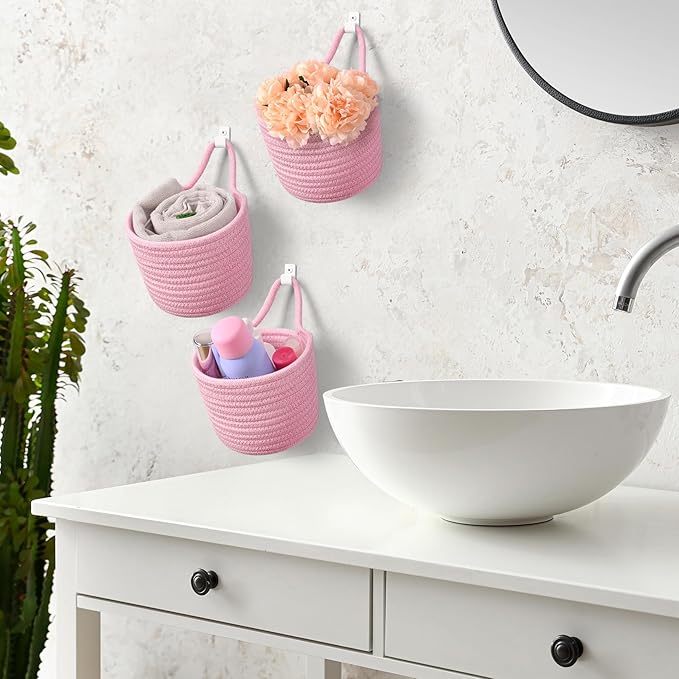 Fabric Wall Hanging Baskets