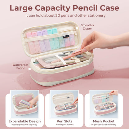 Nicpro Bible Journaling Kit, 76PCS Bible Study Supplies with Pen Case, Notes & Tabs, No Bleed Highlighter Pens, Bible Journal Accessories, Cute Spiral Notebook Stationary Set for Women Christian Gifts