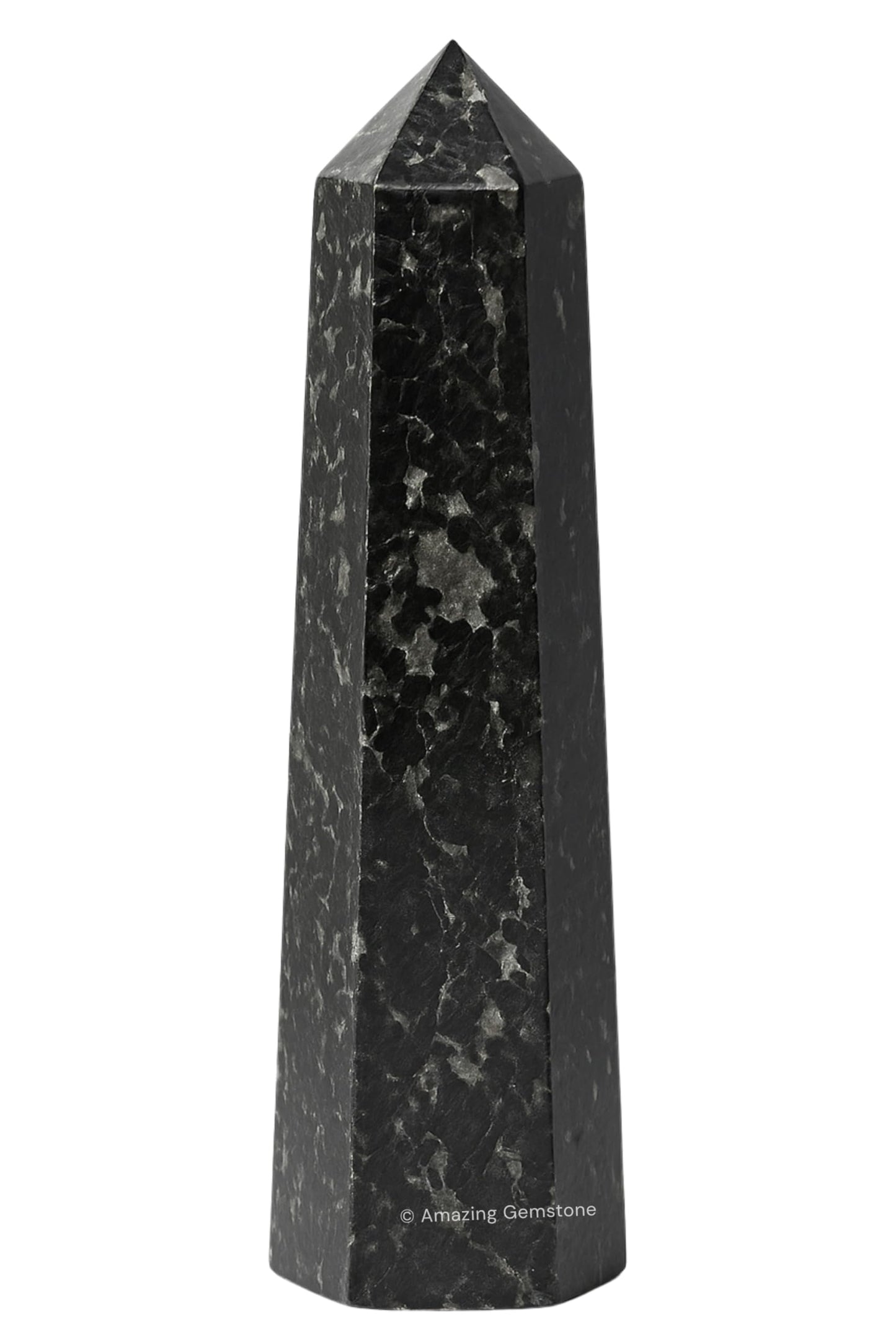 Amazing Gemstone Nuummite Crystal Towers ~ Natural Healing Crystal Point Obelisk for Reiki Healing and Crystal Grid (2" to 3" INCH)