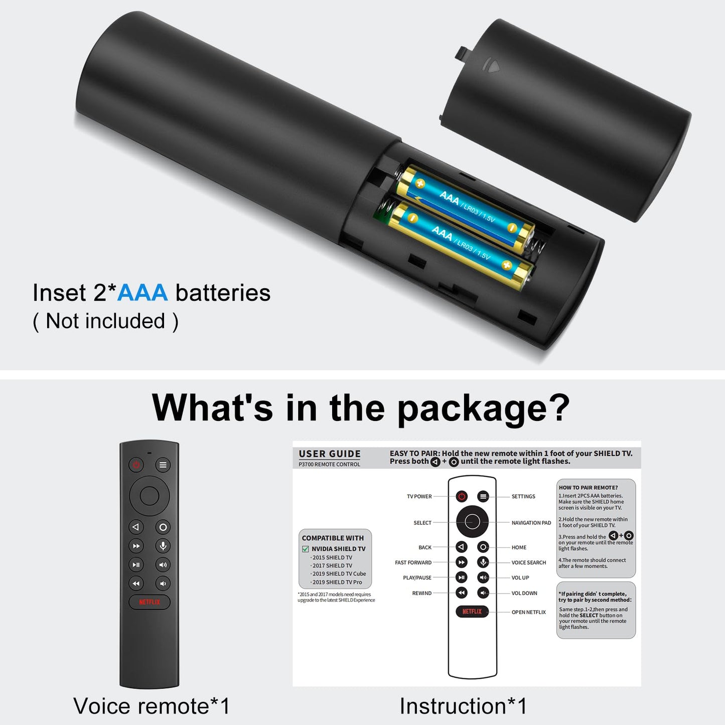 Voice Remote Replacement for TCL Android Smart TVs,RC813 with Google Voice Function