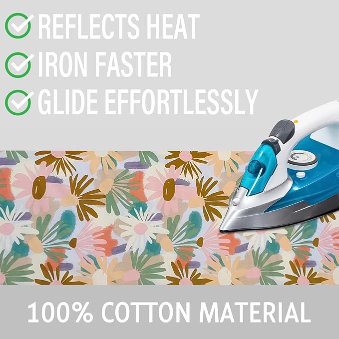 Ironing Board Cover and Pad 15x54 Inch Standard Ironing Board Cover