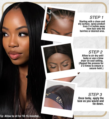 EBIN WONDER LACE BOND WIG ADHESIVE SPRAY - SUPREME (14.2OZ/ 420ML)