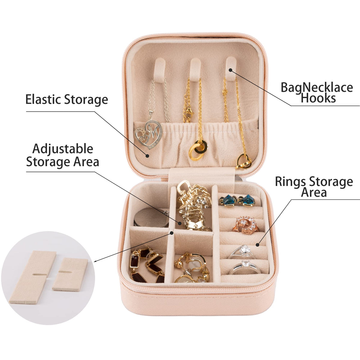 Gtizry Daughter Gift from Mom, to My Daughter Jewelry Box Organizer, Gift for Daughter Birthday, Teen Girls Gift Ideas for Birthday Graduation Christmas Wedding, Daughter Bridal Shower Gift