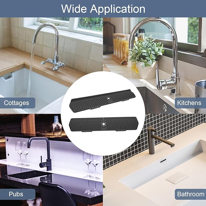 Faucet Guard - 90 Foldable Draining Mat