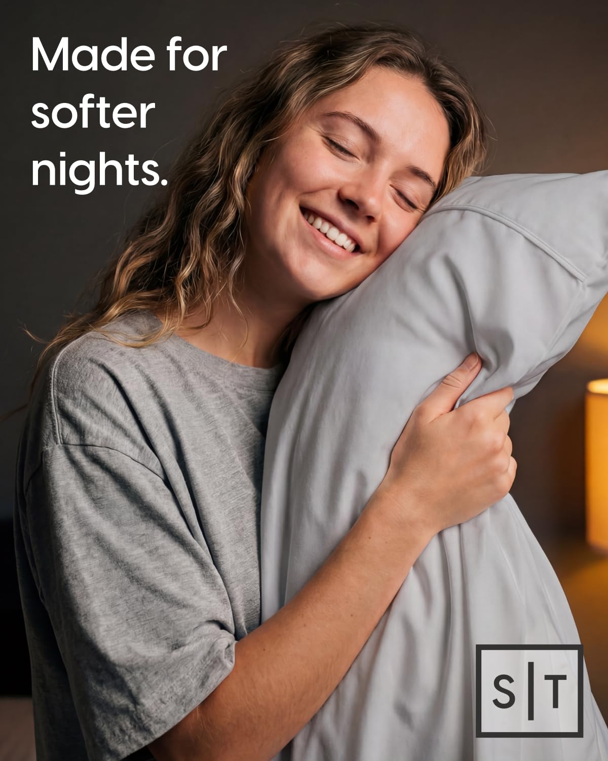 Sleepy Town Full Size Bed Sheets - 4 Piece - Full Sheet Set - Extra Soft, Comfy & Cooling - Easy Care - Shrinkage, Wrinkle & Fade Resistant - Brushed Microfiber - Deep Pocket Bed Sheets (Light Grey)