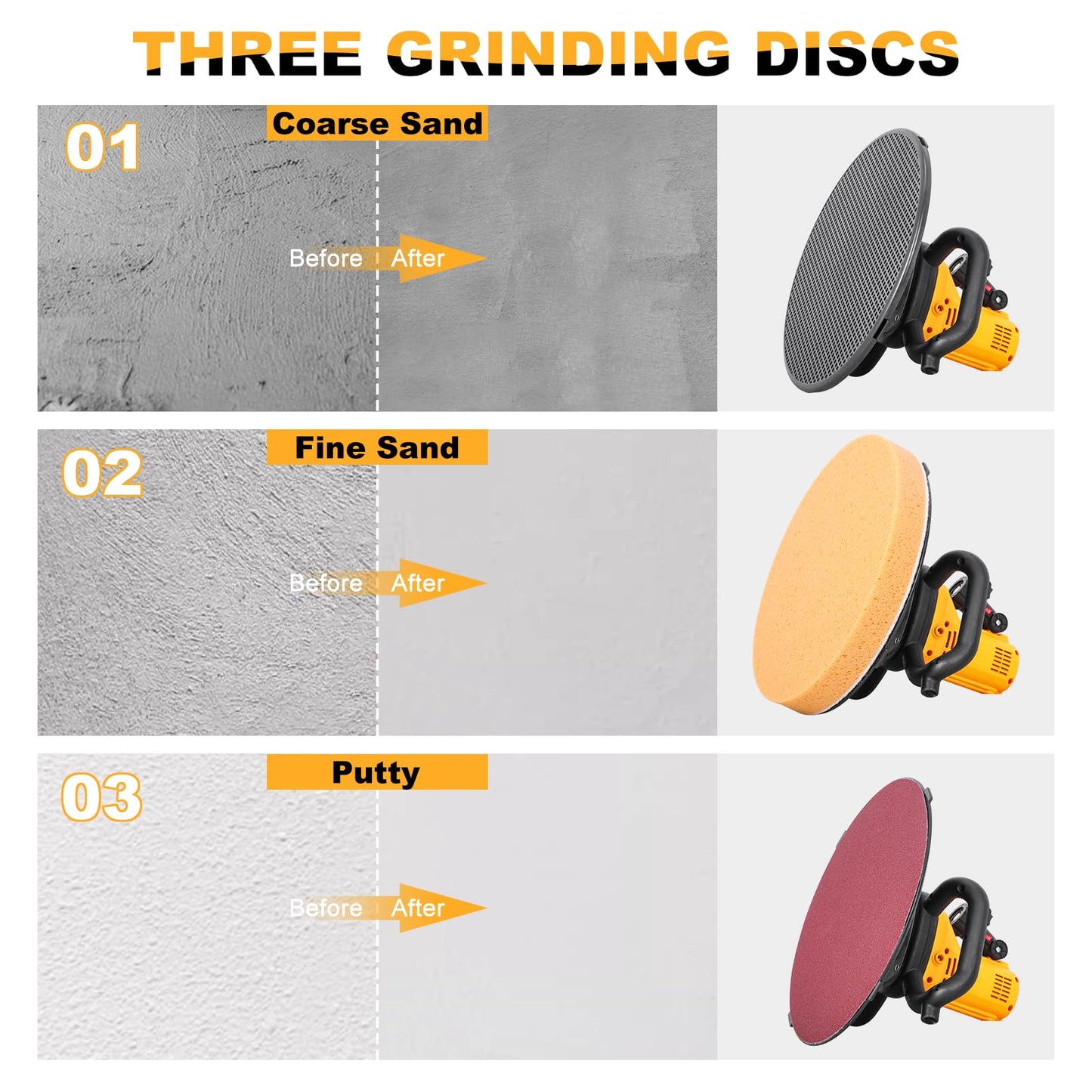 Meticuloso 1pcs Concrete Trowel with Extension Rod, Wall Smoothing Polishing Machine and 1pcs Cordless Concrete Mixer, for Makita 18V Max Battery