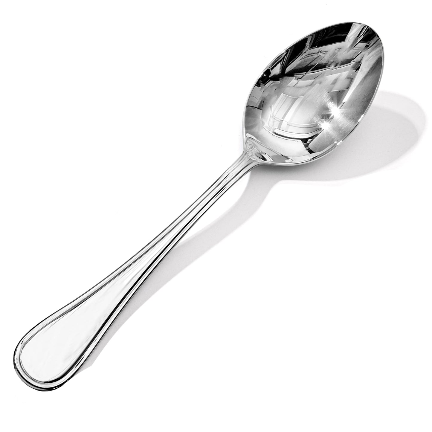 KINGSTONE 12 Piece Teardrop Dinner Spoons(8.14 inch), 18/10 Stainless Steel Spoon Set, Premium Table Spoons, Durable Metal Spoon for Home, Kitchen, Restaurant, Mirror Polished, Dishwasher Safe