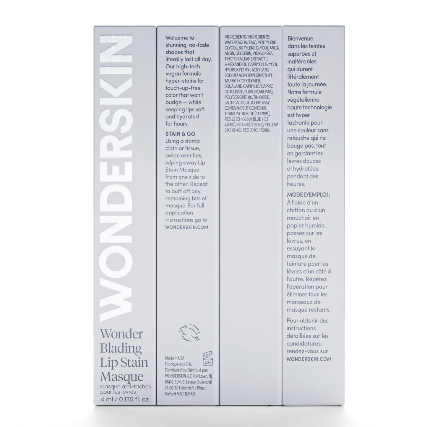 Wonderskin Wonder Blading All Day Lip Stain Peel Off Masque - Long Lasting, Waterproof and Transfer Proof Nude Lip Tint, Matte Finish Peel Off Makeup (Whimsical Masque)