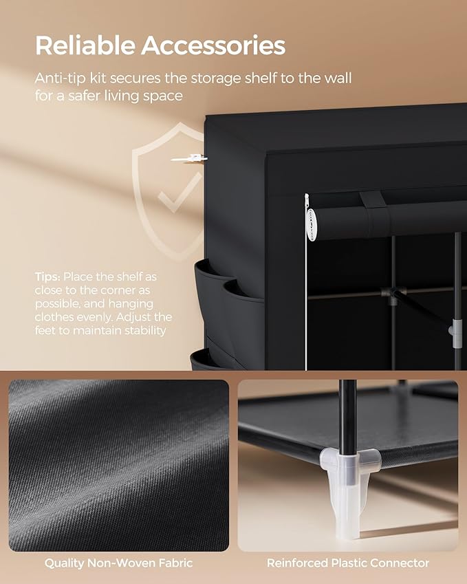 SONGMICS Portable Closet, Wardrobe Closet Organizer