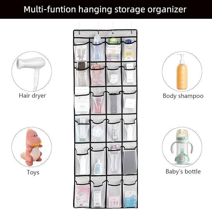 Hanging Shoe Organizer, Over The Door Shoe Organizer