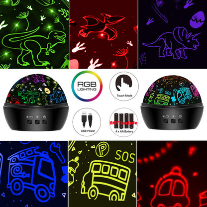 Dinosaur Night Light Toys for 3-8 Year Old Boys,2 in 1 Dino Projection for 2-10 Year Kids,Boys Girls Gifts,Suitable for Chirstmas Xmax Easter Birthday