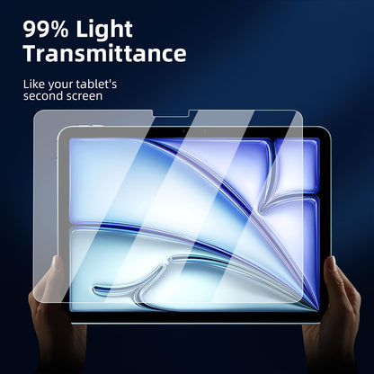 NEW'C 2 Pack Designed for iPad (A16) 11th Generation 2025, iPad 10th Generation 10.9 inches 2022 Screen Protector Tempered Glass, Bubble Free, Ultra Resistant (Easy Installation Frame)