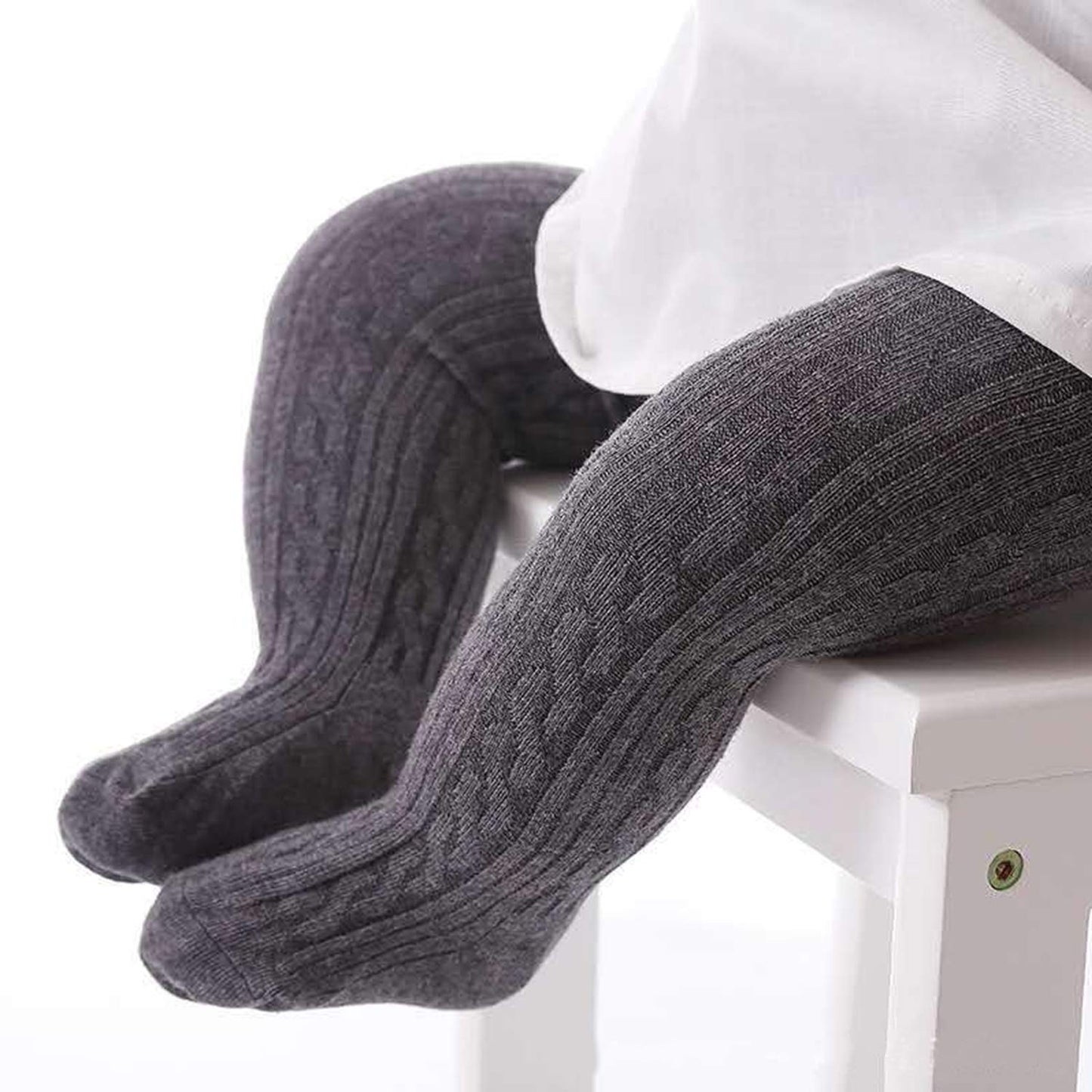 Namektch Baby Girls Tights, Seamless Knit Cotton Leggings Pants Infant Toddler Girl Stockings