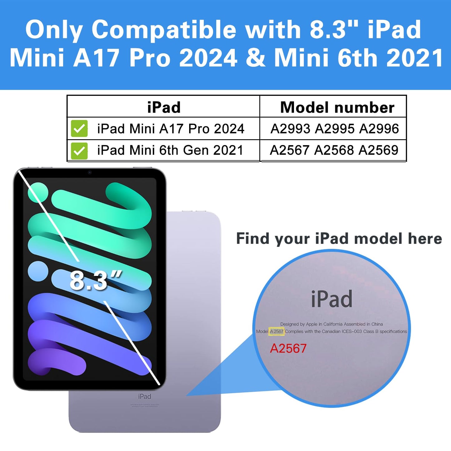 ProCase 2 Pack Screen Protector for iPad 9th 8th 7th Generation 10.2 Inch (2021/2020/2019), Tempered Glass Film for A2602 A2603 A2270 A2197 -Clear